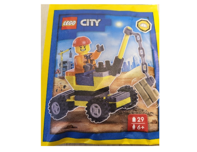 lego 2023 set 952401 Builder with Crane paper bag Constructeur avec grue