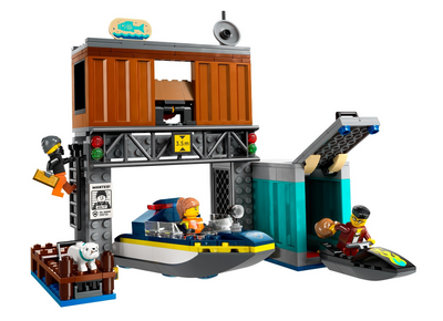 lego 2024 set 60417 Police Speedboat and Crooks' Hideout