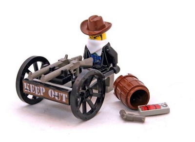 lego 1997 set 6791 Bandit's Wheelgun polybag Fusil à roue de bandit (polybag)